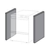 Podwójna ścianka 18mm | izolacja termiczna i akustyczna do zmywarek Krupps | KDW543 | Resto Quality