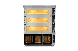 Piec piekarniczy modułowy 3-komorowy | elektryczny | 39,6 kW | 400V | 1660x1400x2170 | MT/1400/2 | Resto Quality