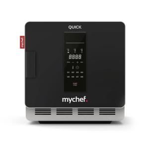 Piec konwekcyjny szybkiego gotowania | ogrzewanie nadmuchowe | cyfrowy panel sterowania | 3,6 kW | 230V | 397x598x410 mm | QUICK 1 BLACK | Resto Quality