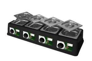 Podgrzewacz do czekolady | 4x1,5 l | 0,32 kW | 230V | 780x260x135 mm | RQ09.SC4X1.5L | Resto Quality