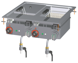 Frytownica podwójna elektryczna F2/10D - 76 ET | RM Gastro