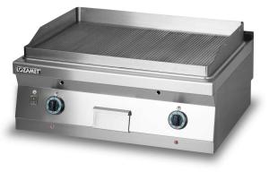 Grill płytowy gazowy - płyta ryflowana 800 mm | Lozamet