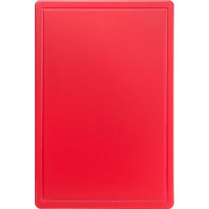 Deska do krojenia   czerwona  HACCP  600x400x18 mm | Stalgast PROMOCJA