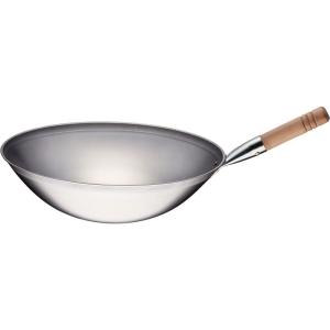 Patelnia wok  stal satynowana  O 400 mm | Stalgast