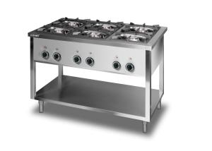 Kuchnia gazowa 6-palnikowa | Lozamet