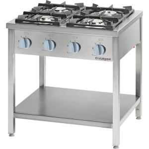 Kuchnia gazowa  4-palnikowa  900 mm  36.0 kW  G30 | Stalgast