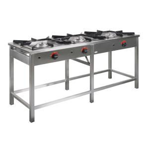 Kuchnia gazowa 3-palnikowa 1690x600x850 mm 21 kW TG-321.II | Egaz