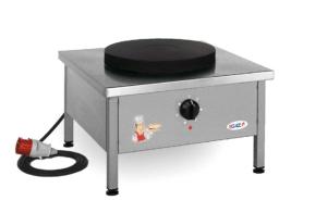 Taboret elektryczny 1-płytowy 700x700x380 mm 5 kW KE1 | Egaz