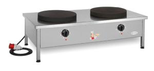 Taboret elektryczny 2-płytowy 1200x700x380 mm 10 kW KE2 | Egaz