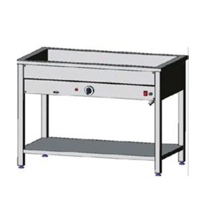 Bemar elektryczny 1-komorowy 1100x600x850 mm z półką 2,4 kW BE-3W | Egaz