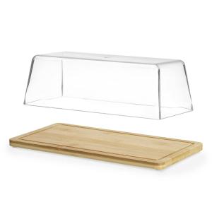 Taca bambusowa z pokrywką, 320x160x(H)110mm Wariant podstawowy | Hendi