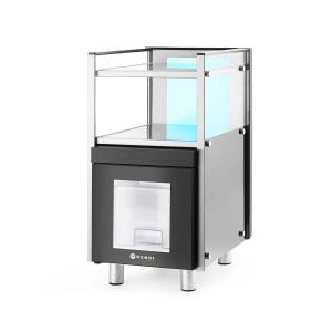 Lodówka na mleko z podgrzewaczem do filiżanek, HENDI, 3,5L, 220-240V/168W, 313x442x(H)613mm Wariant podstawowy | Hendi