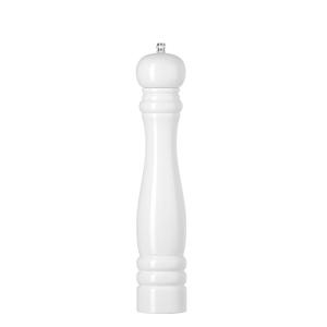 Młynek do soli drewniany, HENDI, biały, o60x(H)315mm Wariant podstawowy | Hendi