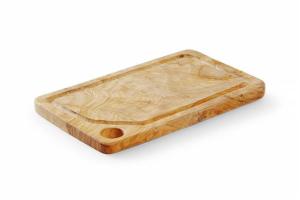 Deska do serwowania z drewna oliwnego, HENDI, 335x205x(H)25mm Wariant podstawowy | Hendi