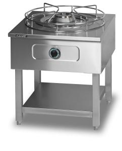 Taboret grzewczy gazowy 590 x 640 x 720 mm | Lozamet