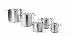 Garnek wysoki Kitchen Line z pokrywką 20 l śr. 320 x 270 h | Hendi