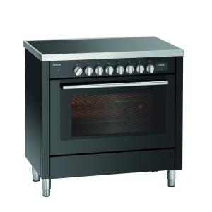 Kuchnia indukcyjna 6-polowa z piekarnikiem 10,5 kW 400 V 6K-EBMF | Bartscher