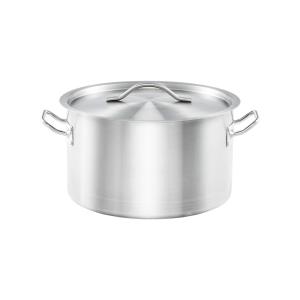 Garnek średni z pokrywką stalowy ⌀240 mm 6,1 l | Basic | Stalgast