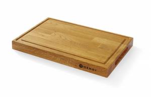 Deska dębowa do serwowania, HENDI, 420x280x(H)40mm Wariant podstawowy | Hendi
