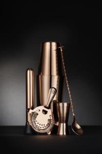 Zestaw barmański w tubie, Bar up, miedziany, o120x(H)320mm Wariant podstawowy | Hendi