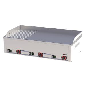 Płyta grillowa elektryczna 2/3 gładka, 1/3 ryflowana | 970x480 mm | FTHR-90 E | Redfox