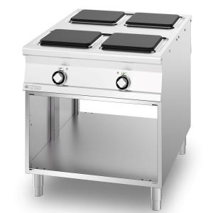 Kuchnia elektryczna na podstawie - 2 pola grzewcze - obustronne sterowanie | PCQ-558 ET | RM Gastro