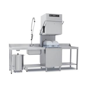 Zmywarka kapturowa 60x50 mm z dozownikiem środka myjącego, płuczącego i pompą odpływu 400 V | RM Gastro