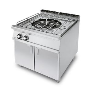 Kuchnia gazowa z 1-palnikowa 26,7 kW z szafką otwartą | PA - 98 G | RM Gastro