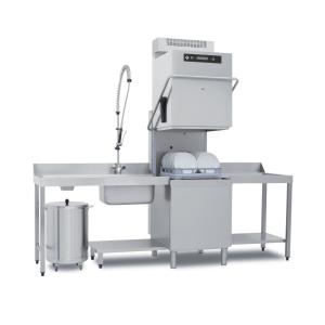 Zmywarka z rekuperacją i zmiękczaczem 60x50 cm z dozownikami i pompą | TTA162 REC ABT | RM Gastro