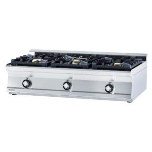 Kuchnia gazowa nastawna 3-palnikowa | PC3T - 712 G | RM Gastro