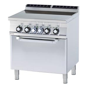 Kuchnia ceramiczna z piekarnikiem konwekcyjnym GN 1/1 | CFVC4-78 ET | RM Gastro