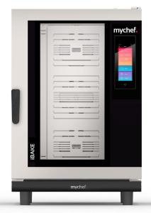 Piec konwekcyjno-parowy gazowy | piekarniczo-cukierniczy | automatyczny system myjący | 10x600x400 |  20 kW | 230 V | Mychef iBake 10G