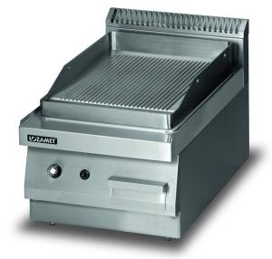 Grill płytowy gazowy - płyta ryflowana 400 mm | Lozamet