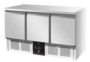 Stół chłodniczy 3-drzwiowy | RQS903 | 368 l | agregat na dole