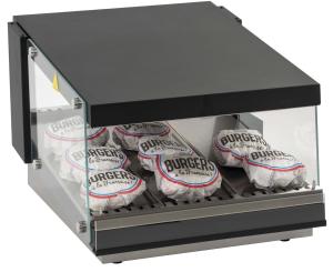 Podgrzewacz do burgerów | witryna grzewcza | jedna półka | 0,49 kW | 550x707x430 mm | RQBIN551