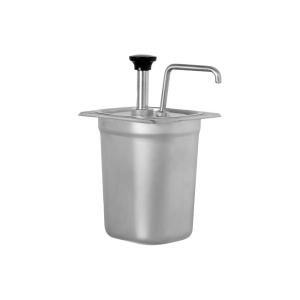 Stalgast Dyspenser do sosów z pompką GN 1/6 3 l | Stalgast