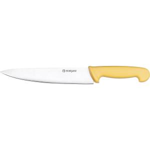 Nóż kuchenny  HACCP  żółty  L 220 mm | Stalgast