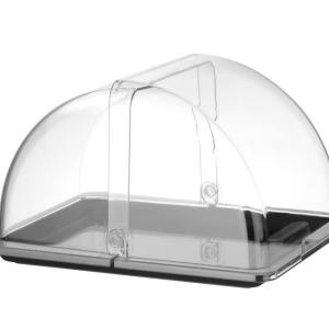 Witrynka roll-top, GN 1/2, czarny, 325x265mm, Prostokątny Wariant podstawowy | Hendi