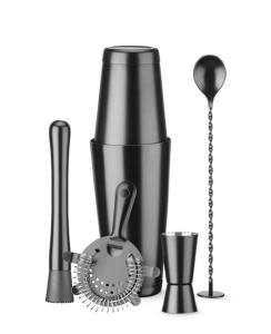 Zestaw barmański w tubie, BarUp, czarny, 120x(H)320mm, Okrągły Wariant podstawowy | Hendi