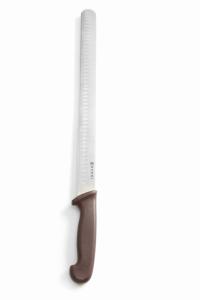 Nóż do kebaba, shoarmy, szynki pieczonej HACCP 350 mm | Hendi