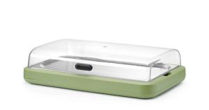 Witrynka chłodząca UNIQ, HENDI, designed by Robert Bronwasser, GN 1/1, zielony, 593x389x(H)147mm, Prostokątny Wariant podstawowy