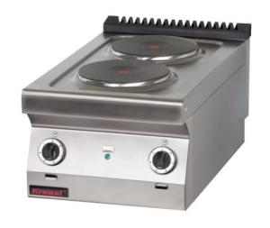 Kuchnia elektryczna 2 płyty okrągłe 2x2,6kW | Kromet