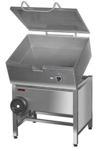 Patelnia elektryczna /nierdzewna/ przechył misy ręczny 64l 9,0kW | Kromet