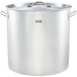Garnek wysoki z pokrywką, stalowy, Gredil, Ø 500 mm, V 98.2 l | Stalgast