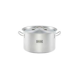 Garnek średni z pokrywką, stalowy, Gredil, Ø 280 mm, V 11.1 l | Stalgast