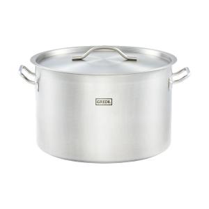 Garnek średni z pokrywką, stalowy, Gredil, Ø 400 mm, V 32.6 l | Stalgast