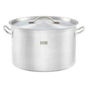 Garnek średni z pokrywką, stalowy, Gredil, Ø 450 mm, V 57.3 l | Stalgast