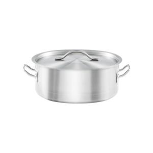 Garnek niski z pokrywką, stalowy, Gredil, Ø 240 mm, V 3.6 l | Stalgast