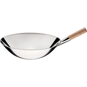 Patelnia wok, szczotkowana, Ø 400 mm | Stalgast