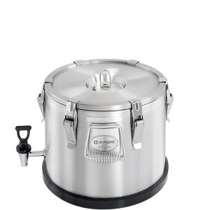 Termos stalowy z kranem, V 20 l | Stalgast